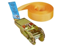 TOOLCRAFT TO-6802773 Spännband i ett stycke Dragkraft LC-surrning (individuell / direkt)=250 daN (L x B) 5 m x 25 mm Ruta