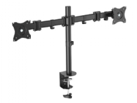 DIGITUS DA-90349 - Monteringssats (bordsfäste, 2 skärmarmar) - för 2 LCD-bildskärmar - skärmstorlek: 15-27 - skrivbord