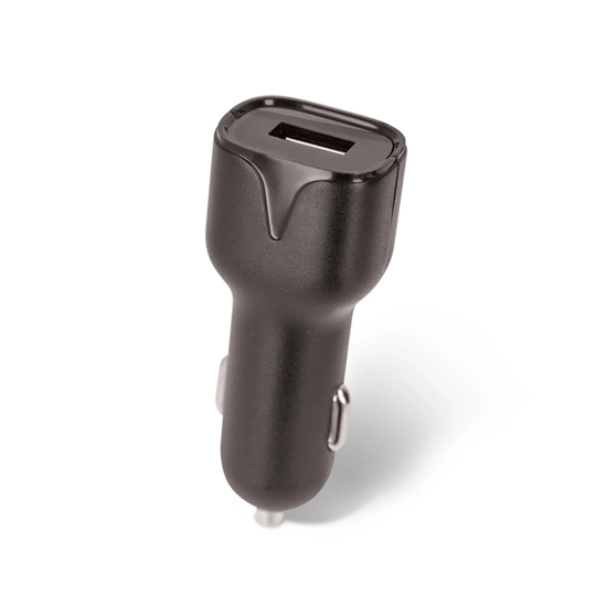 Setty Billaddare USB-uttag 2.4A, Svart