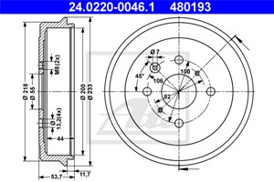 Bromstrumma, Bakaxel, citroën c1, c1 ii, peugeot 107, 108, toyota aygo, aygo skåp/halvkombi, 42431-0H010, 4247 48