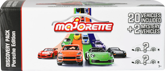 Majorette Bil Porsche Discovery 20 + 2-Pack