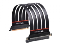 Thermaltake TT Premium PCI-E 4.0 Extender - PCI Express x16-kabel - 164 pin PCI Express (hane) till 164 pin PCI Express (hona) - 30 cm - svart