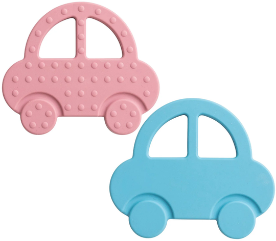 RÄTT START Bitleksaker 2-Pack Rosa Bil och Blå Bil, Multi