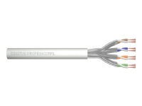 DIGITUS Professional - Bulkkabel - 100 m - U/FTP - CAT 6a - halogenfri, striktet - grå