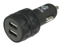 iBOX C-13 - Strömadapter för bil - 4.8 A - 2 utdatakontakter (USB)