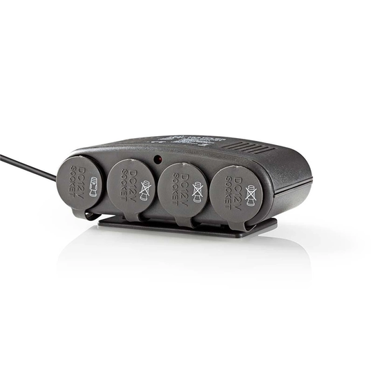 Universalnätadapter | 5/12 VDC | Billaddare/USB | 4-delad