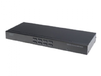 DIGITUS Professional DS-23200-2 - Omkopplare för tangentbord/video/mus - 8 x KVM port(s) - 1 lokal användare - rackmonterbar