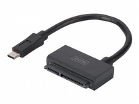 DIGITUS DA-70327 - Kontrollerkort - 2.5 - SATA 6Gb/s - USB 3.1 (Gen 2) - svart