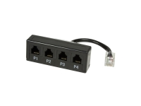 LogiLink 0.1m RJ45/4xRJ11, 175 mm, 1 styck