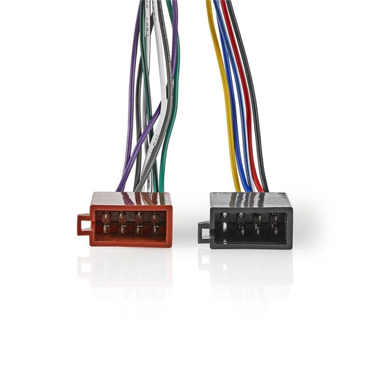 Sony 16-stifts ISO-kabel | Radiokontakt - 2x bilkontakt | 0.15 m | Flerfärgad