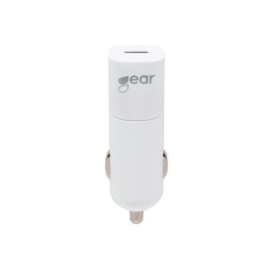 GEAR Laddare 12V 1xUSB-C PD 20W Vit