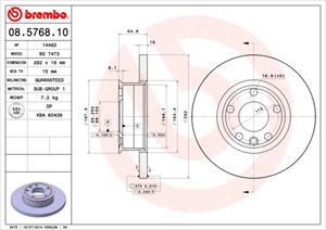 Bromsskiva, Framaxel, vw transporter buss iv, transporter flak/chassi iv, transporter skåp iv, 701615301B, 701615301E