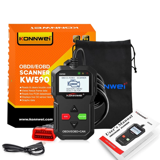 KONNWEI KW590 OBD2 Felkodsläsare Diagnostik för bil