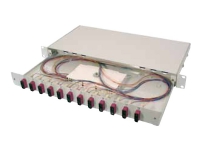 DIGITUS DN-96322-4 - Fiberoptisk skarvbox - 1U - 19