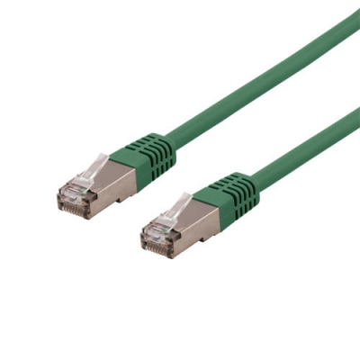 Cat6a U/FTP Nätverkskabel RJ45 grön 500MHz 0.5M