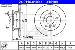 Bromsskiva, Fram, vw transporter buss iii, transporter flak/chassi iii, transporter skåp iii, 251 407 615 B, 251 407 615 Q