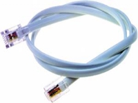 Telepatch-kabel vit RJ11-RJ45 3M