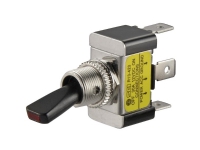 TRU COMPONENTS Vippbrytare för bil TC-R13-423L GUL 12 V/DC 30 A 1 x Av/på Klickande 1 st