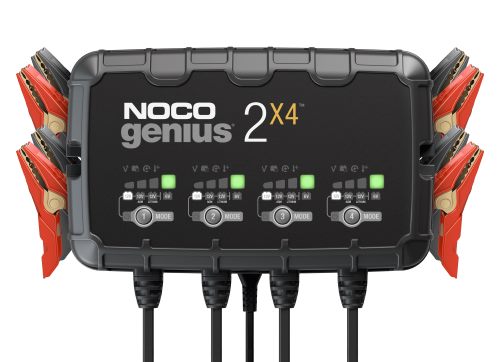 12V Noco laddare 4 x 2A 4-40Ah (AGM, EFB, SMF, Li-ion)