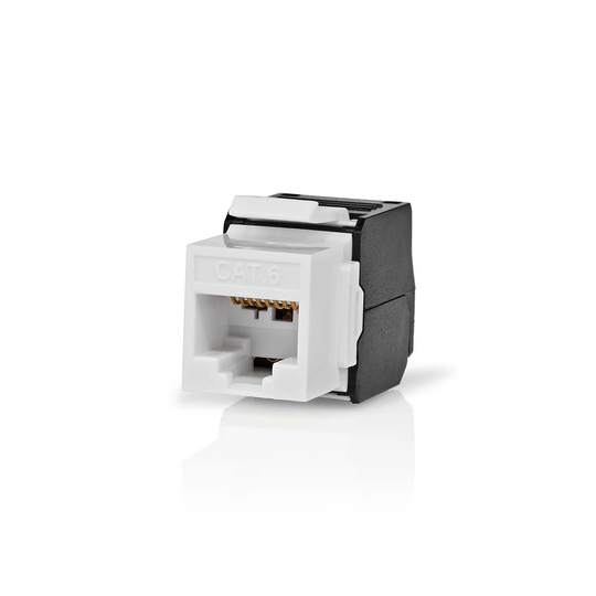 Keystone | CAT6 | RJ45 Hona | U/UTP | ABS | Kuvert