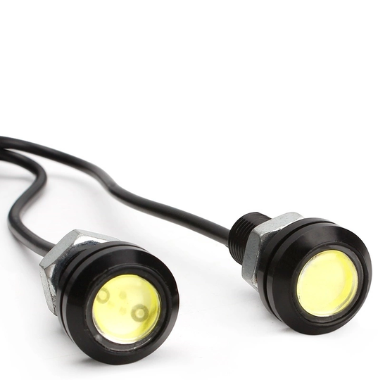 COB DRL - varselljus 3W, 12V, 2-Pack
