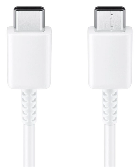 Samsung EP-DA705BWE USB-C till USB-C kabel, 1m, Vit, Bulk