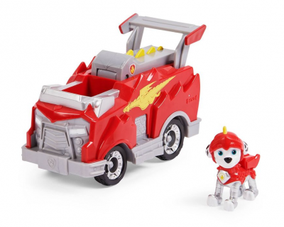 PAW Patrol räddnings riddare deluxe bil med Marshall Figur