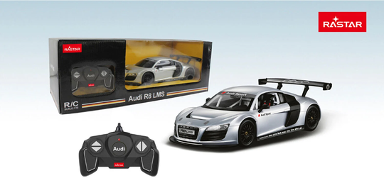 Rastar Audi R8 Radiostyrd Bil, Silver