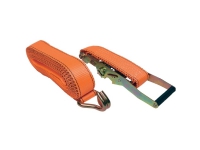 LAS 10338 Spännband i två delar Dragkraft LC-surrning (individuell/direkt)=2500 daN (L x B) 8 m x 50 mm Spärrhake