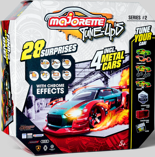 Majorette Tune Up's 2 Lekset 4-pack Bil