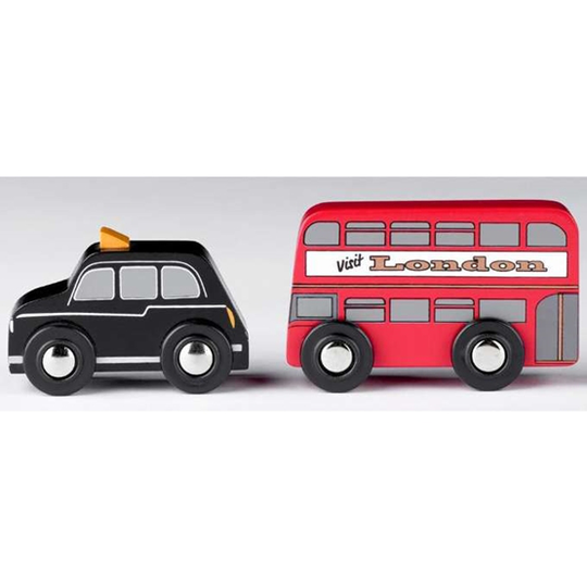 Tidlo - London Buss Och Bil Röd/Svart