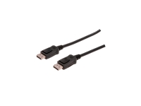 Kabel Digitus Displayport, sort, 2 m