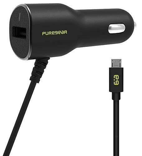 Pure Gear Billaddare 3.4A Micro-USB, Svart