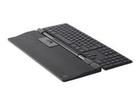 Contour RollerMouse PRO - Rullmus - extended - ergonomisk - 6 knappar - trådlös, kabelansluten - Bluetooth, 2.4 GHz, USB-C - trådlös USB-mottagare - mörkgrå