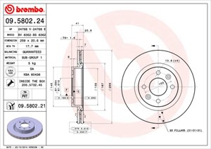 Bromsskiva, Framaxel, dacia,lada,nissan,renault, 4020600Q0E, 4020600Q0K, 4020600QAA, 6001548578, 7700780892, 7700813549, 7700842131, 770