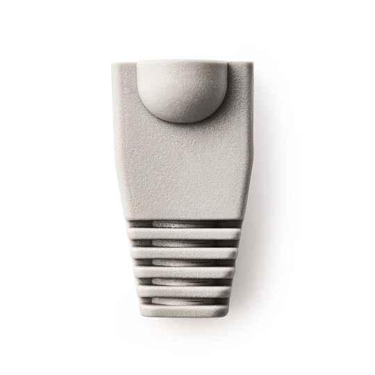 dragavlastningshylsa | RJ45 | 10 st. | PVC | Grå | Plastpåse