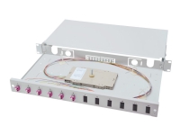 DIGITUS Professional DN-96330-4 - Fiberoptiska skarvboxar - LC x 12 - 1U - 19