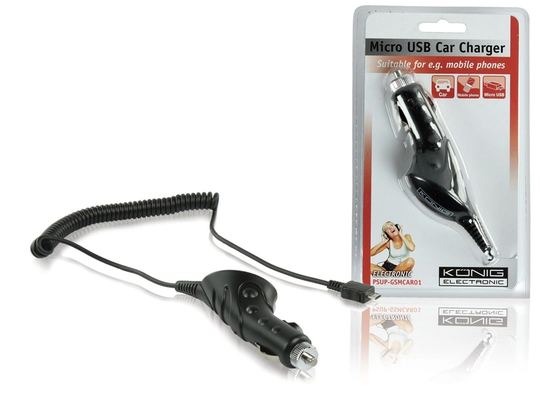 König Billaddare med micro USB-kontakt