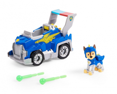 PAW Patrol räddnings riddare deluxe bil med Chase Figur