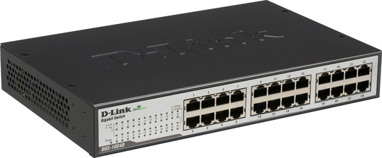 D-Link switch, 24x10/100/1000Mbps, RJ45