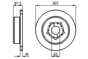 Bromsskiva, Bakaxel, lexus gs, ls, nissan elgrand, murano ii, toyota century, chaser, mark ii sedan viii, supra, 42431 30140, 42431 3019