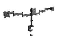 DIGITUS DA-90362 - Monteringssats (bordsfäste, 2 vridbara armar) - för 3 monitorer - svart - skärmstorlek: 15-27