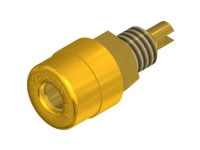 SKS Hirschmann BIL 20 Au Laboratorieanslutning Anslutning, infälld vertikal Stiftdiameter: 4 mm Gul 1 st