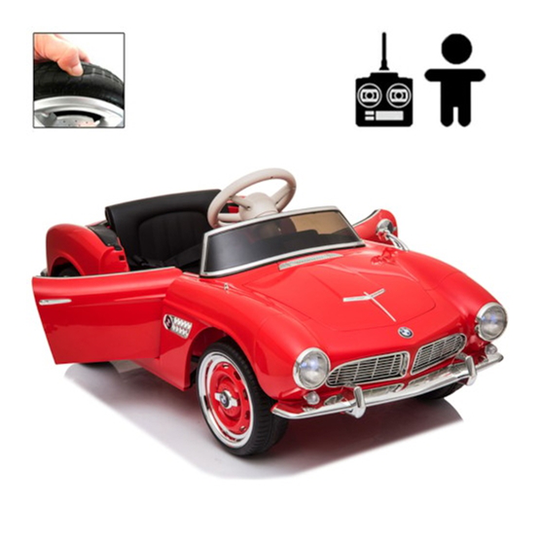 Rull Elbil - barn BMW 507 retro 12V - Röd