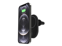 Belkin BOOST CHARGE - Trådlös laddningshållare för bil - 10 Watt - svart - för Apple iPhone 12, 12 mini, 12 Pro, 12 Pro Max