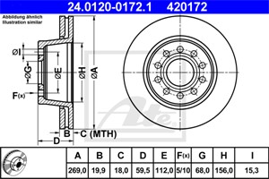 Bromsskiva, Bakaxel, audi 100 c4 avant, 100 c4 sedan, a6 c4, a6 c4 avant, quattro, v8, 857 615 601