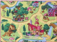 Bil Legetæppe Candy Town 95 x 133 cm