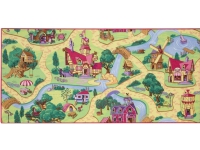 Bil Legetæppe Candy Town 95 x 200 cm