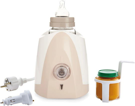 Thermobaby Babykostvärmare Hem/Bil, Rosa/Vit