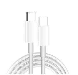 Envirobest PD Snabbladdningskabel USB-C till USB-C 25W, 1m, Vit